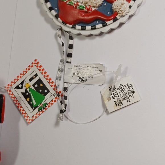 Décoration De Noël Hallmark 1992 Verre - Professeur Par Mary Engelbreit - Vintage